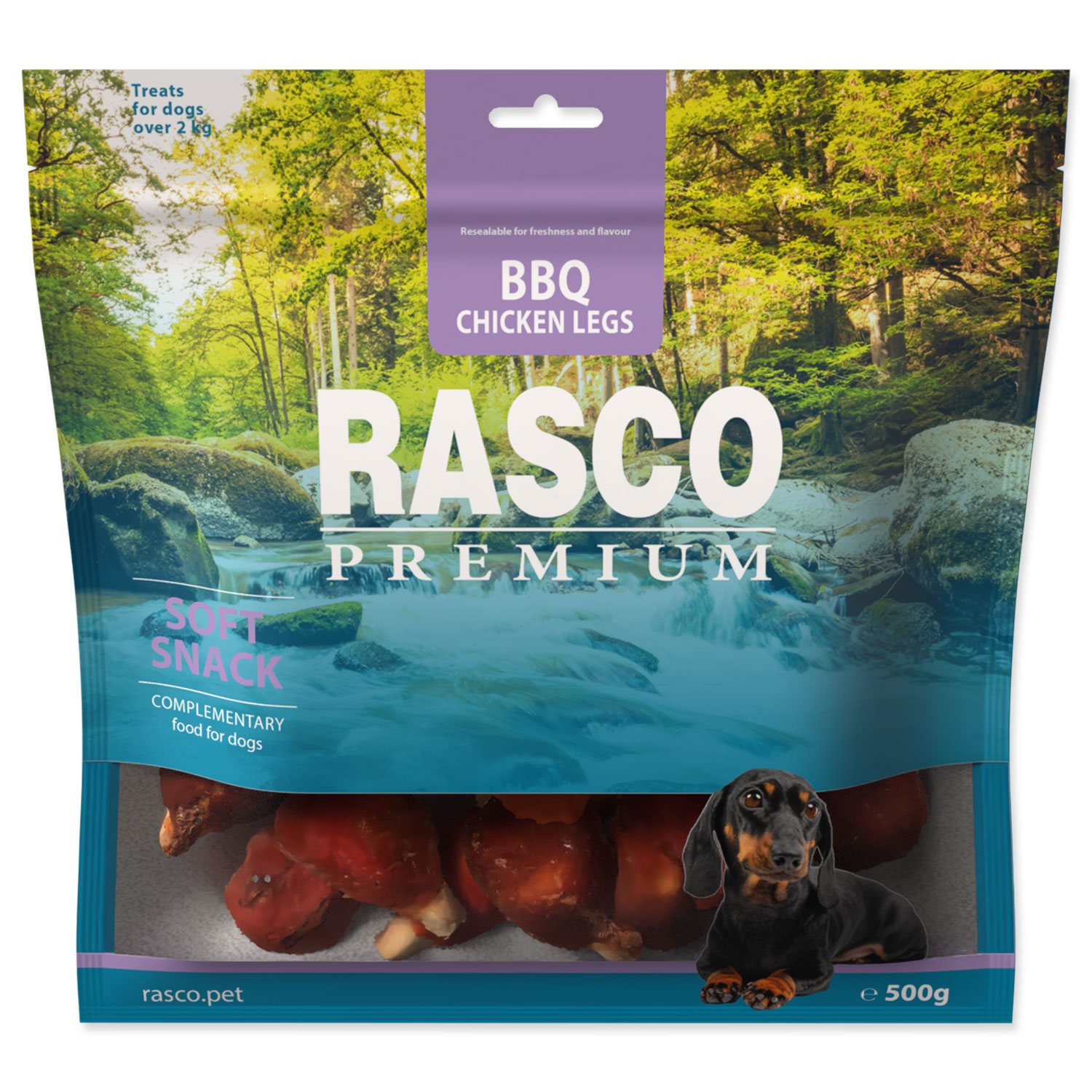 Pochoutka Rasco Premium BBQ Kuřecí paličky 500g-KS