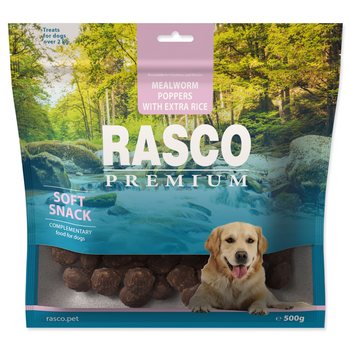 Pochoutka Rasco Premium mouční červi a extra rýže 500g-KS