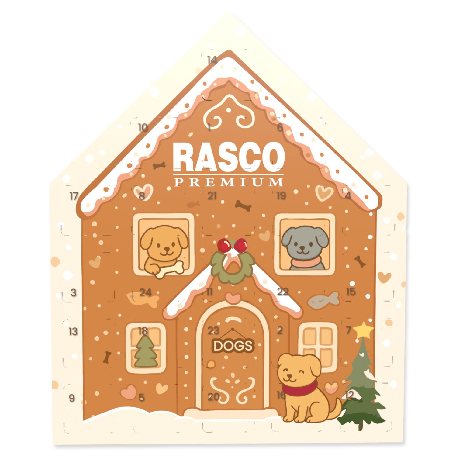 Kalendář Rasco Premium adventní pro psy-KS