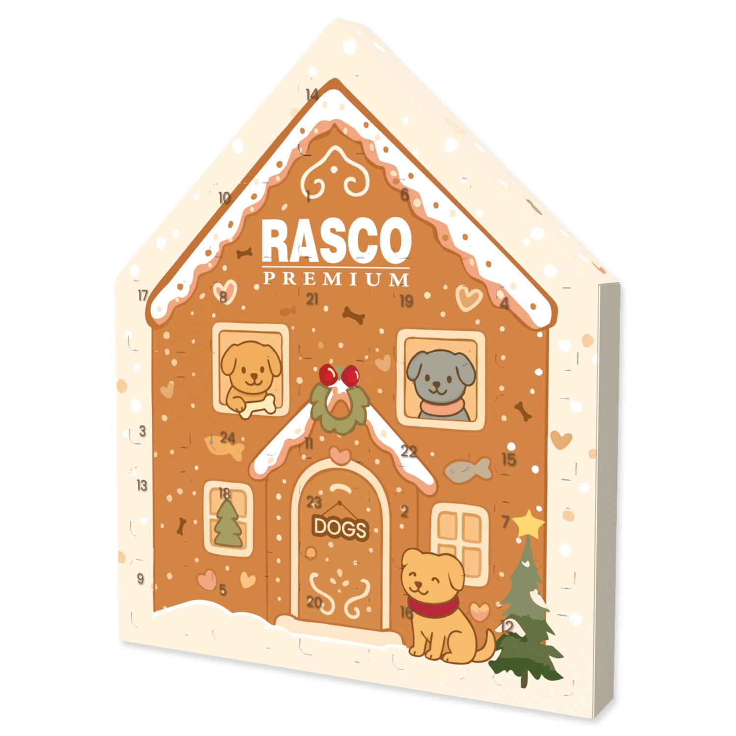 Kalendář Rasco Premium adventní pro psy-KS