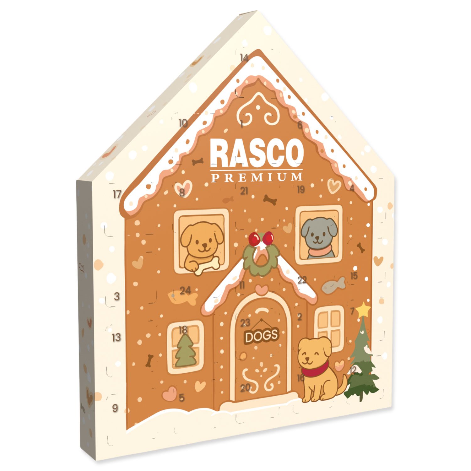 Kalendář Rasco Premium adventní pro psy-KS