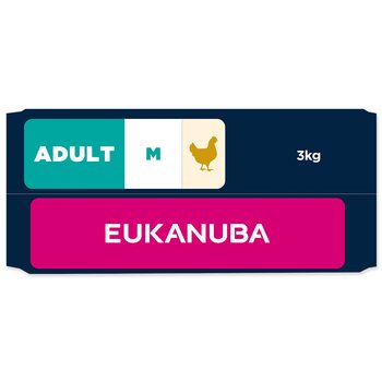Krmivo EUKANUBA Adult Medium rich in fresh chicken 3kg-KS