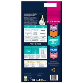 Krmivo EUKANUBA Adult Medium rich in fresh chicken 15 kg-KS