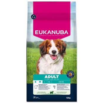 Krmivo EUKANUBA Adult Small and Medium rich in lamb 12 kg-KS