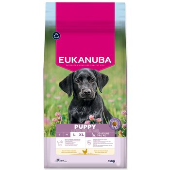 Krmivo EUKANUBA Puppy Large rich in fresh chicken 15kg-KS