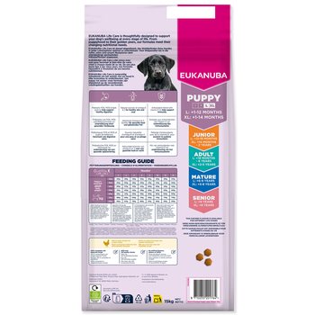 Krmivo EUKANUBA Puppy Large rich in fresh chicken 15kg-KS