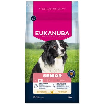 Krmivo EUKANUBA Senior Medium rich in fresh chicken 3 kg-KS