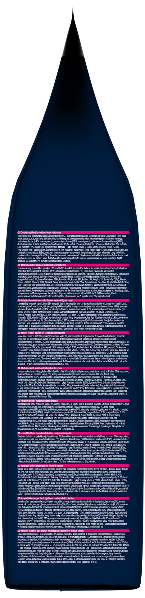 Krmivo EUKANUBA Senior Medium rich in fresh chicken 3 kg-KS