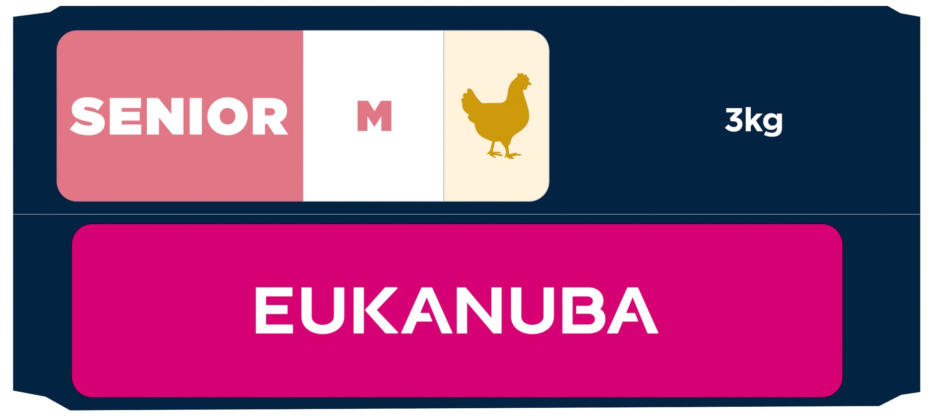 Krmivo EUKANUBA Senior Medium rich in fresh chicken 3 kg-KS
