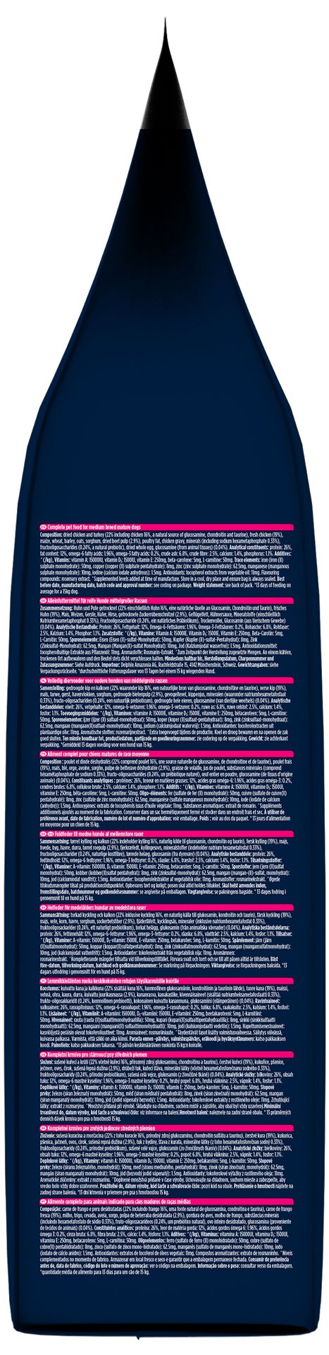 Krmivo EUKANUBA Mature Medium rich in fresh chicken 3kg-KS