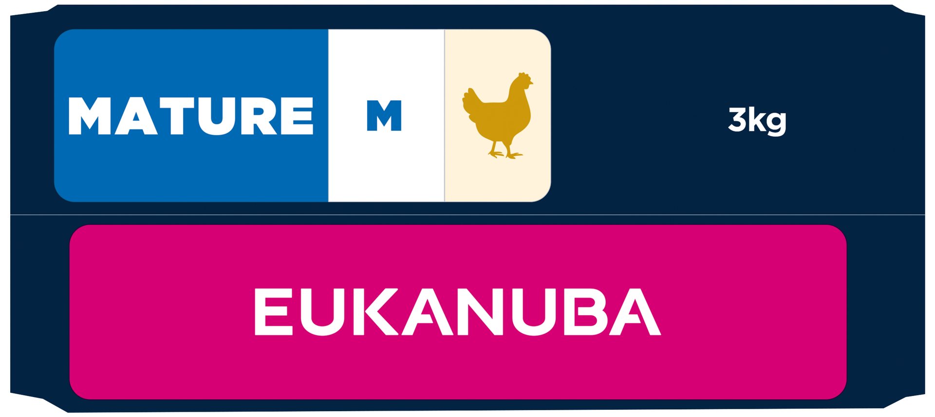 Krmivo EUKANUBA Mature Medium rich in fresh chicken 3kg-KS