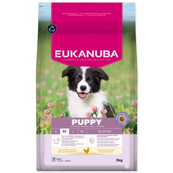 Krmivo EUKANUBA Puppy Medium rich in fresh chicken 3 kg-KS