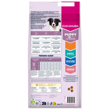 Krmivo EUKANUBA Puppy Medium rich in fresh chicken 15 kg-KS