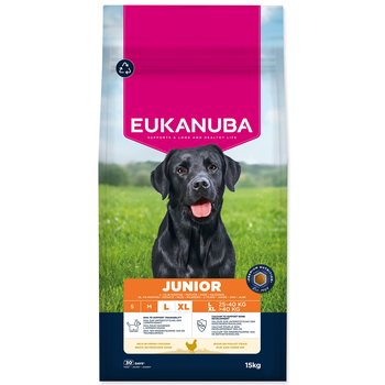 Krmivo EUKANUBA Junior Large rich in fresh chicken 15 kg-KS