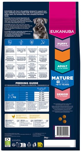 Krmivo EUKANUBA Mature Small rich in fresh chicken 3kg-KS