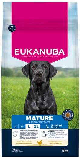 Krmivo EUKANUBA Mature Large rich in fresh chicken 15kg-KS