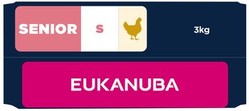 Krmivo EUKANUBA Senior Small rich in fresh chicken 3kg-KS