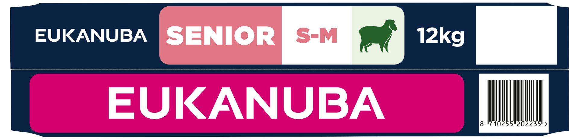 Krmivo EUKANUBA Senior Small and Medium rich in lamb 12kg-KS