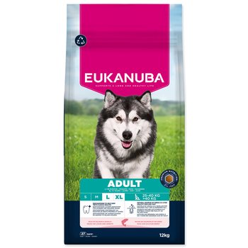Krmivo EUKANUBA Adult Large rich in salmon and barley 12kg-KS