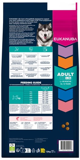 Krmivo EUKANUBA Adult Large rich in salmon and barley 12kg-KS