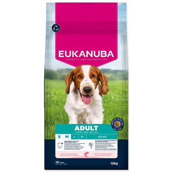 Krmivo EUKANUBA Adult Small and Medium rich in salmon and barley 12kg-KS