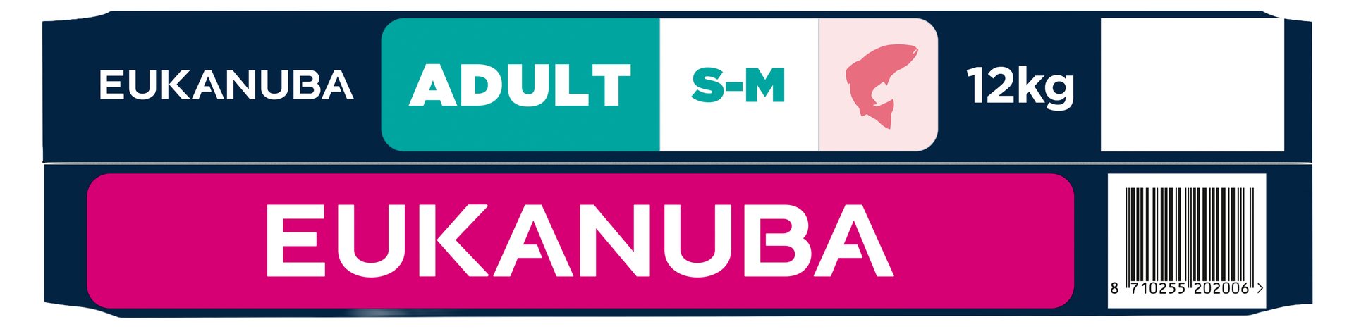 Krmivo EUKANUBA Adult Small and Medium rich in salmon and barley 12kg-KS