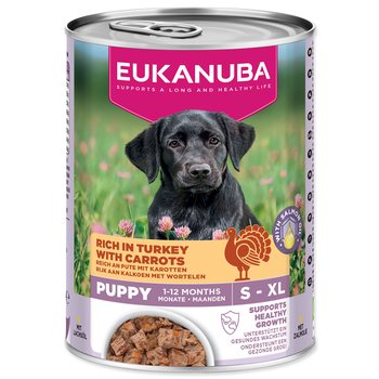 Konzerva EUKANUBA Puppy bohatá na krůtí s mrkví 400 g-KS