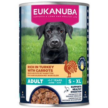 Konzerva EUKANUBA Adult bohatá na krůtí s mrkví 400 g-KS