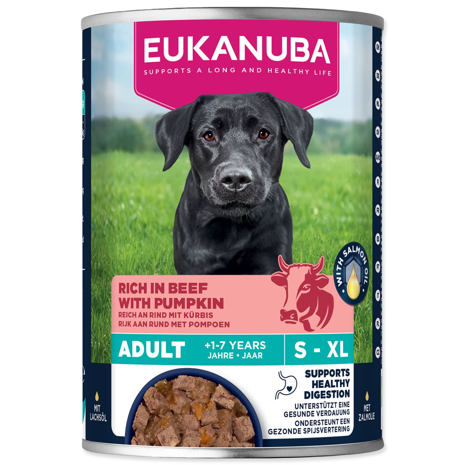 Konzerva EUKANUBA Adult bohatá na hovězí s dýní 400 g-KS