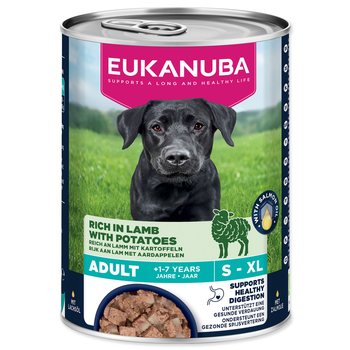 Konzerva EUKANUBA Adult bohatá na jehněčí s bramborami 400 g-KS