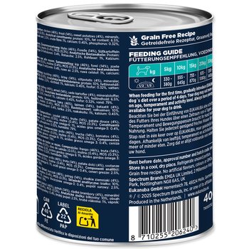 Konzerva EUKANUBA Adult bohatá na pstruha s batáty 400 g-KS