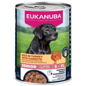 Konzerva EUKANUBA Senior bohatá na krůtí s mrkví 400 g-KS