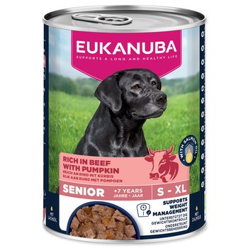 Konzerva EUKANUBA senior bohatá na hovězí s dýní 400 g-KS