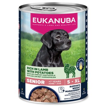 Konzerva EUKANUBA Senior bohatá na jehněčí s bramborami 400 g-KS