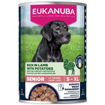 Konzerva EUKANUBA Senior bohatá na jehněčí s bramborami 400 g-KS