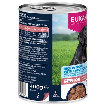 Konzerva EUKANUBA Senior bohatá na pstruha s batáty 400 g -KS
