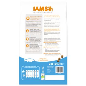 Krmivo IAMS Cat Adult Ocean Fish 2kg + 500g ZDARMA-KS