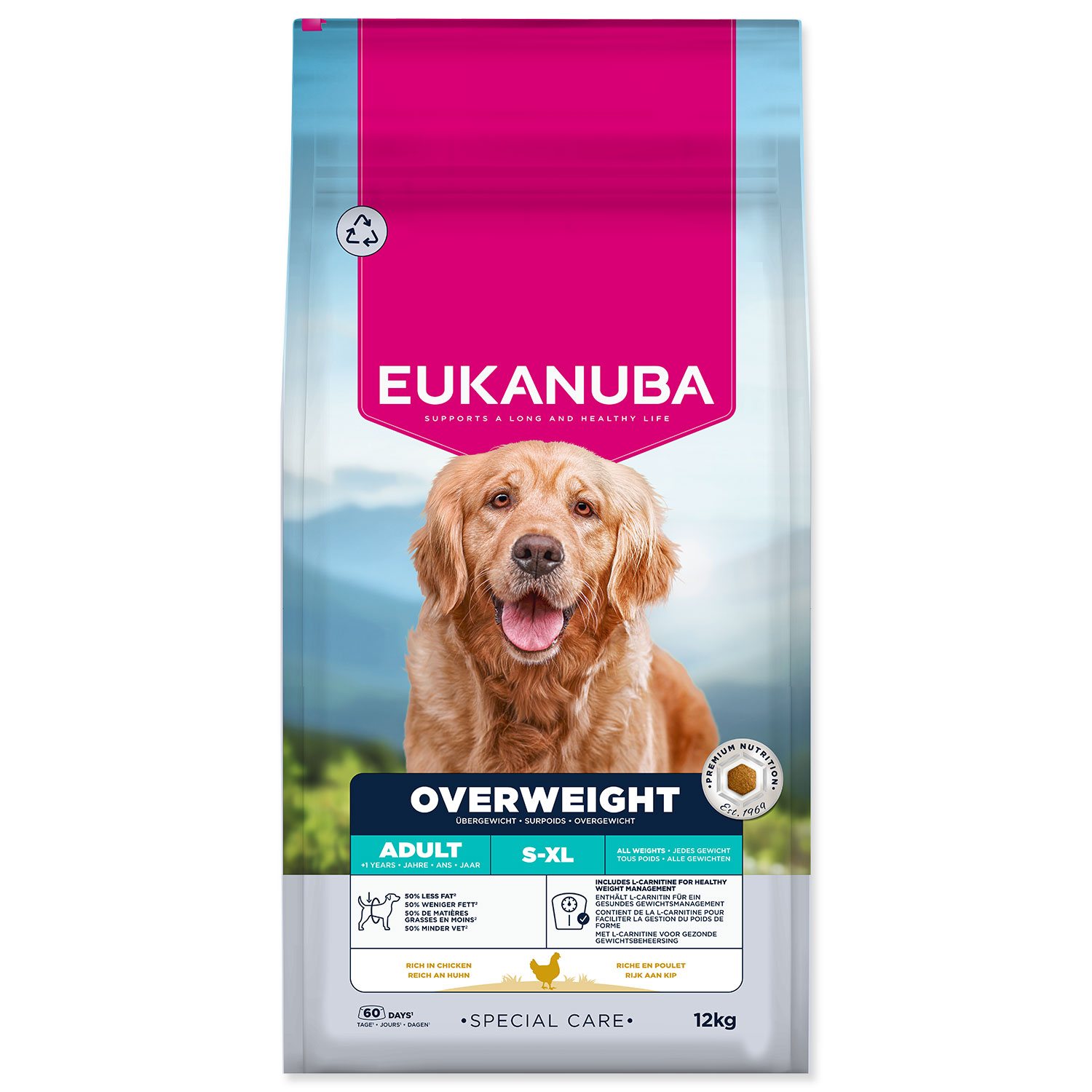 Krmivo EUKANUBA Special Care Overweight 12kg-KS
