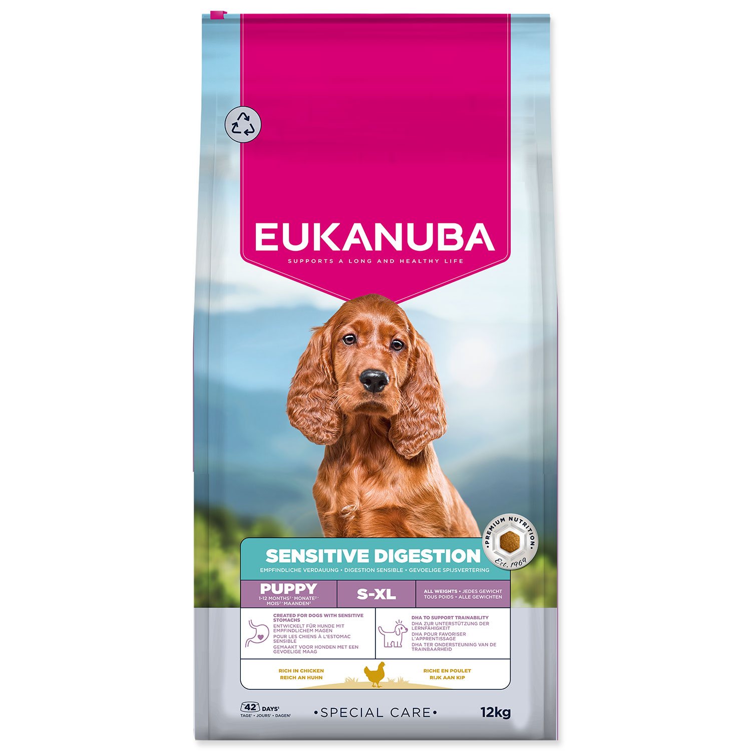 Krmivo EUKANUBA Special Care Puppy Sensitive Digestion 12kg-KS