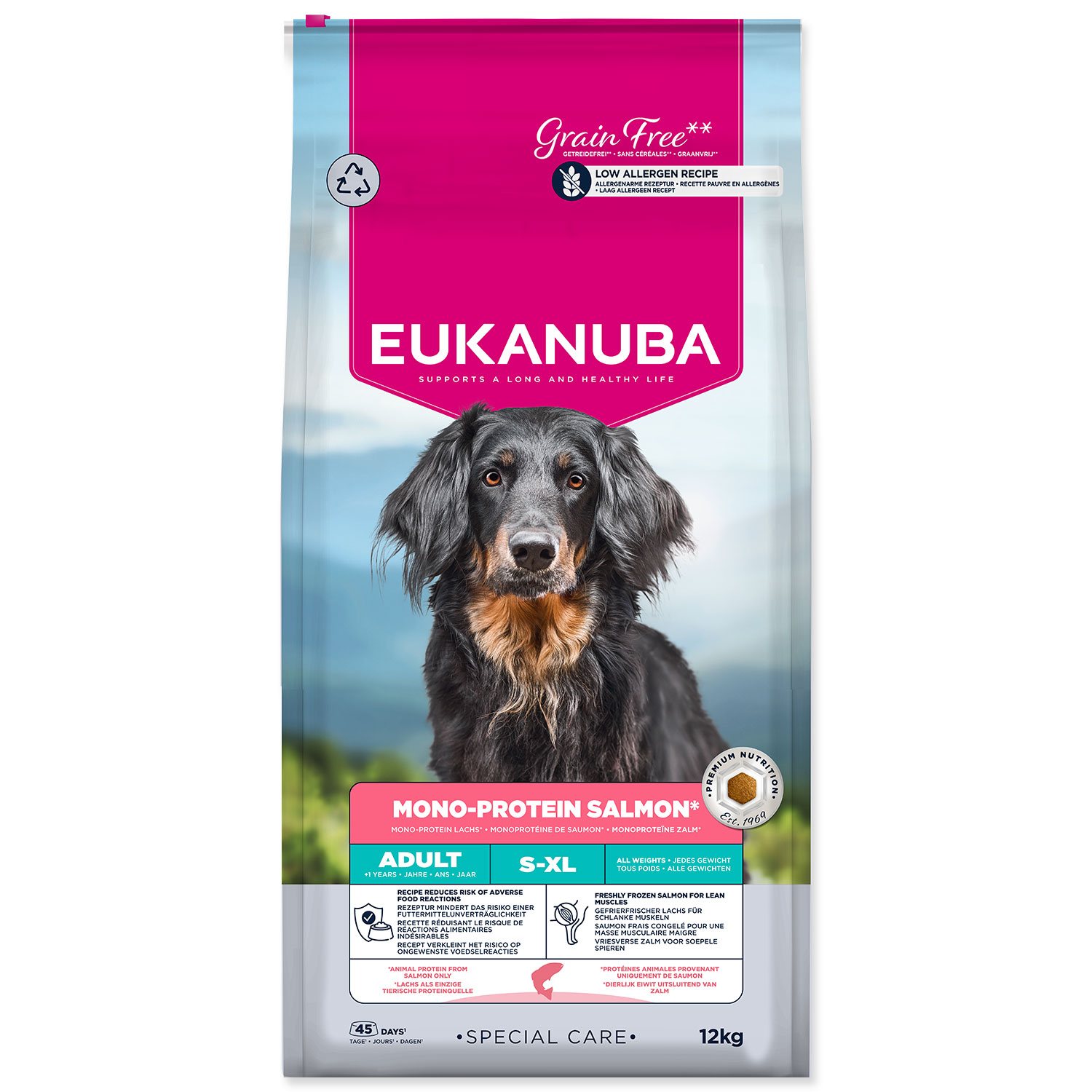 Krmivo EUKANUBA Special Care Adult Mono Protein Salmon 12kg-KS