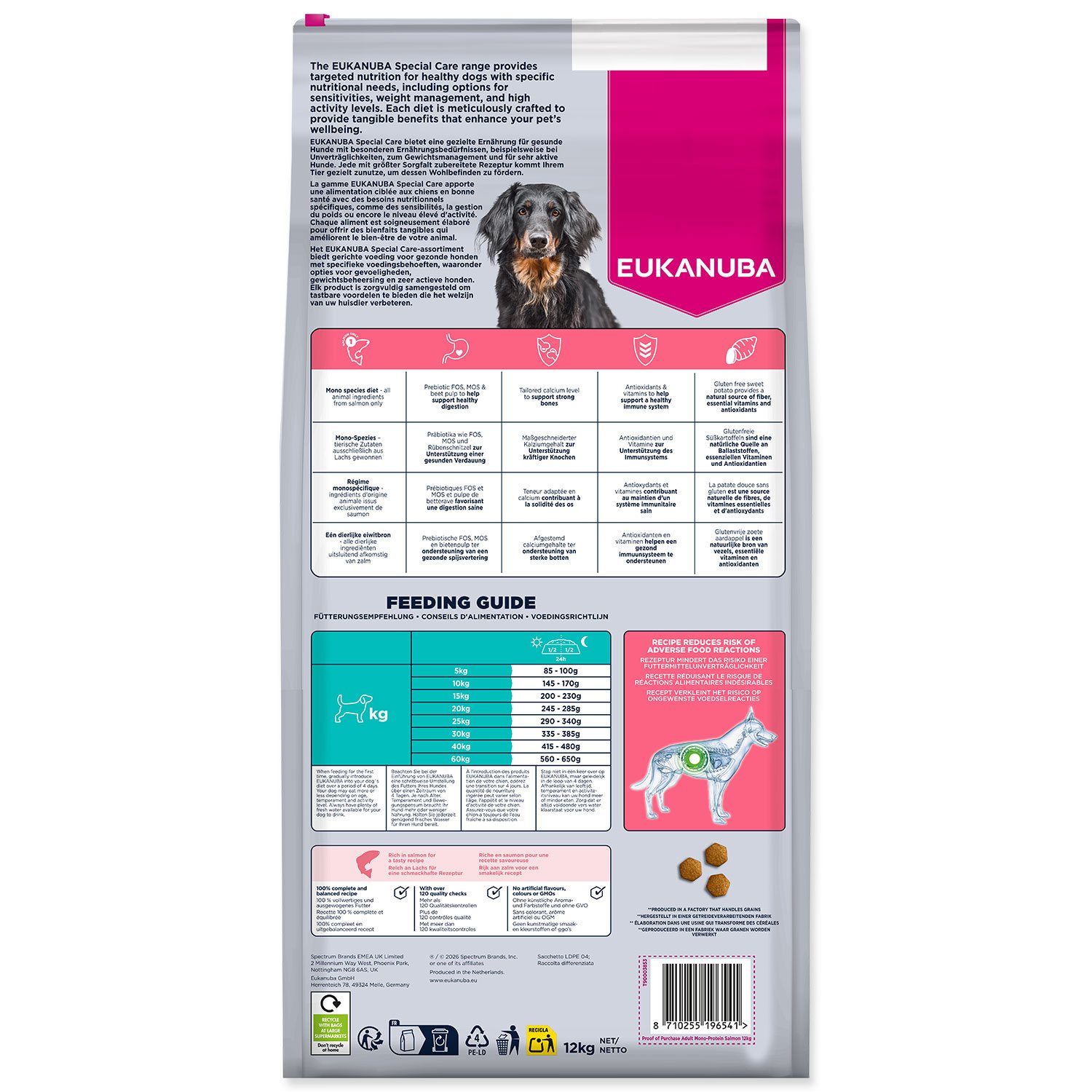 Krmivo EUKANUBA Special Care Adult Mono Protein Salmon 12kg-KS