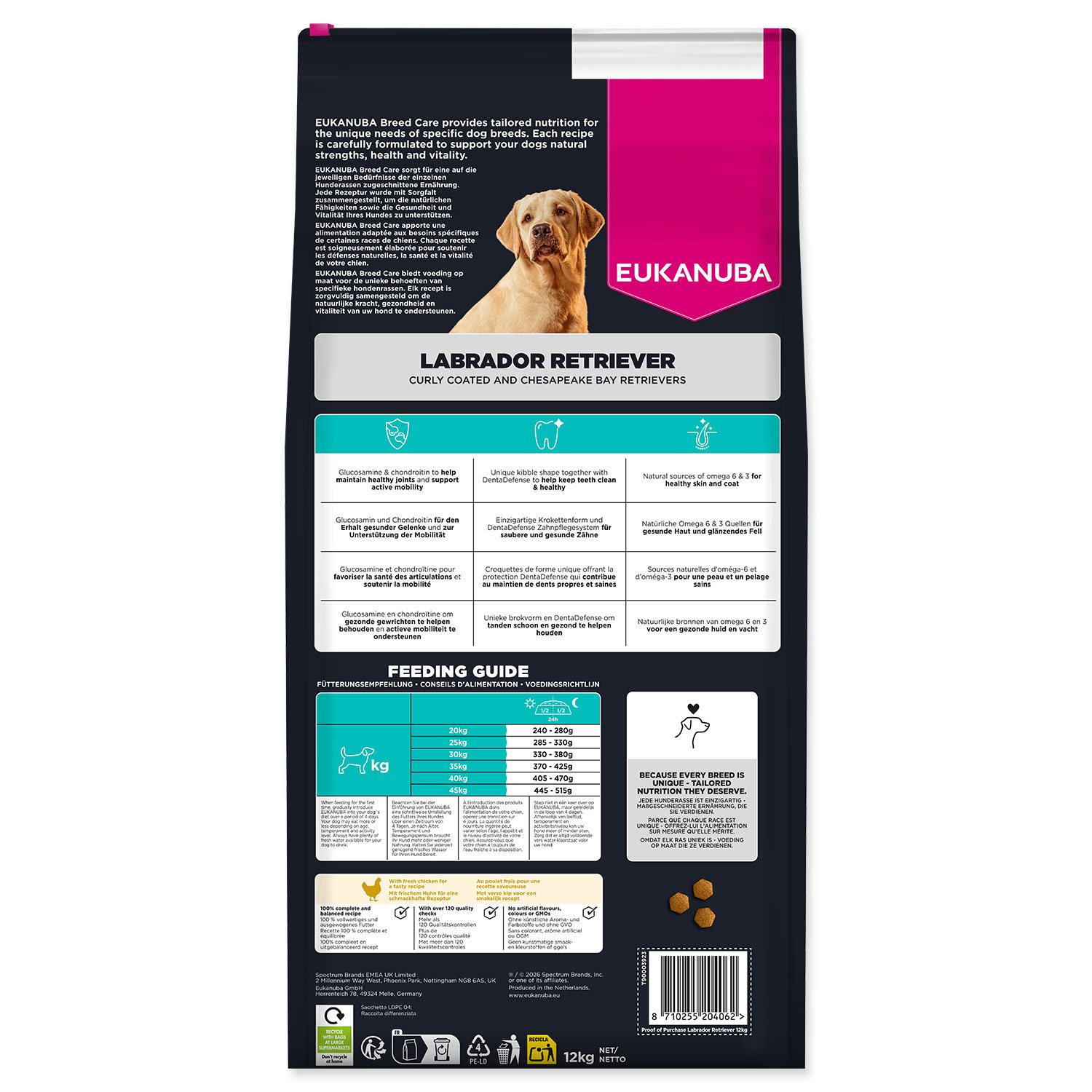 Krmivo Eukanuba Breed Care Adult chicken Labrador Retriever 12 kg-KS