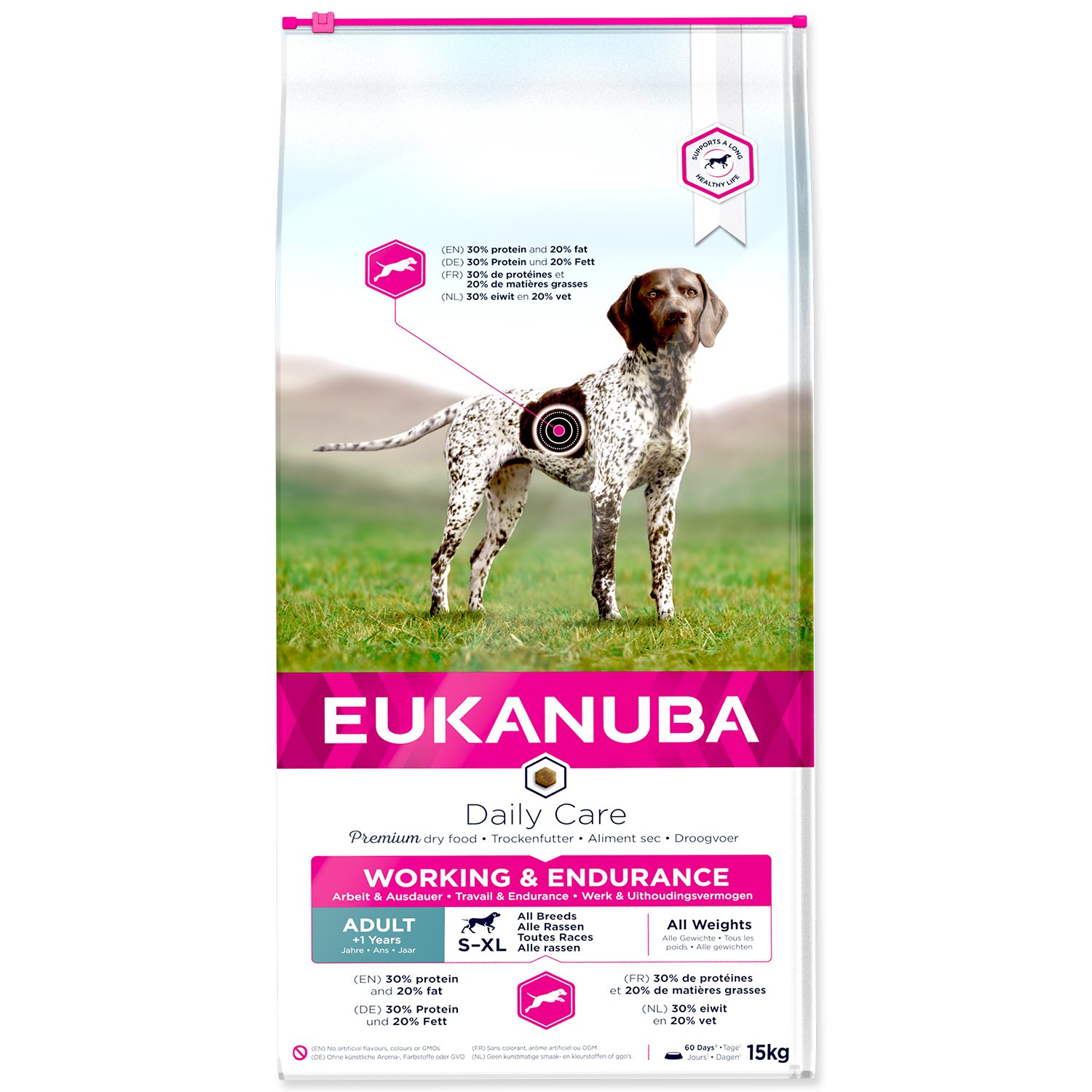 Krmivo EUKANUBA Daily Care Adult Working & Endurance 15kg-KS