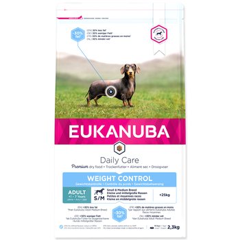 Krmivo EUKANUBA Daily Care Adult Small & Medium Weight Control 2,3kg-KS