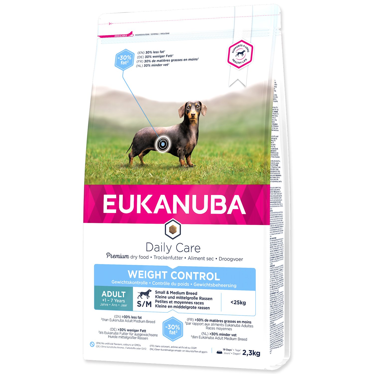 Krmivo EUKANUBA Daily Care Adult Small & Medium Weight Control 2,3kg-KS