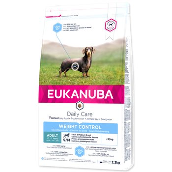 Krmivo EUKANUBA Daily Care Adult Small & Medium Weight Control 2,3kg-KS