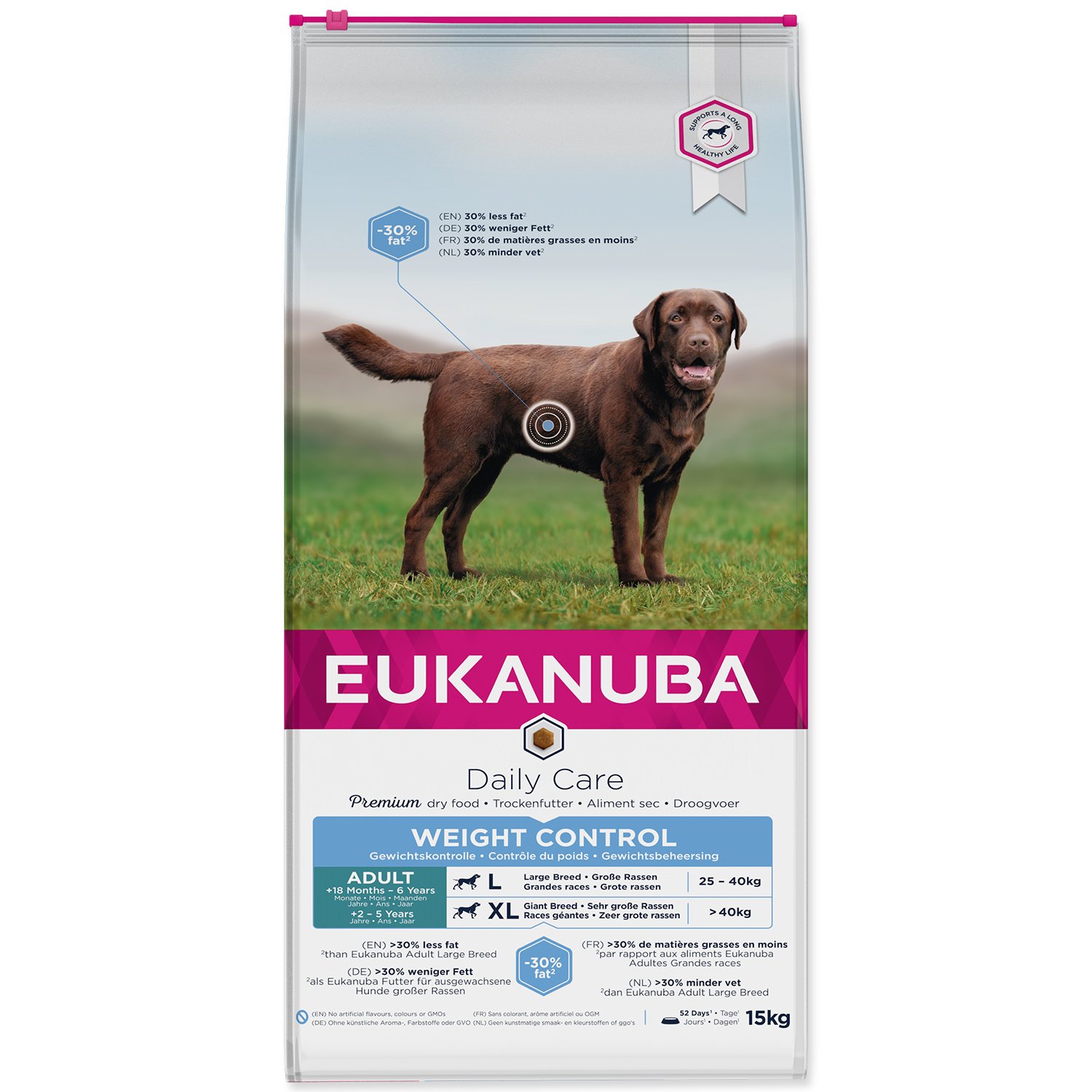Krmivo EUKANUBA Daily Care Adult Large & Giant Weight Control 15kg-KS