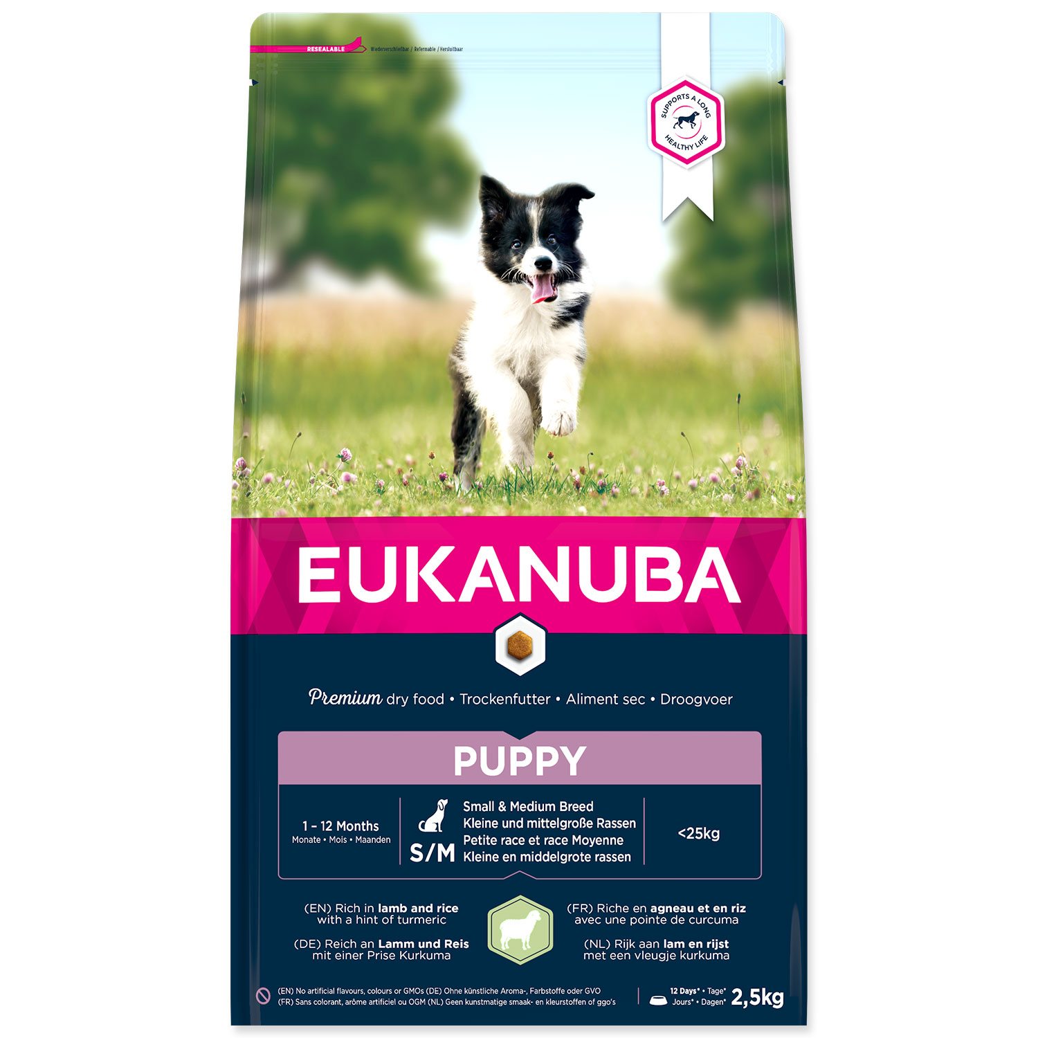 Krmivo EUKANUBA Puppy Small & Medium Lamb 2,5kg-KS