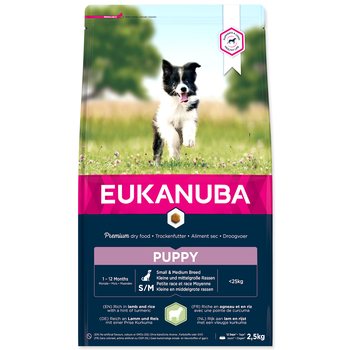 Krmivo EUKANUBA Puppy Small & Medium Lamb 2,5kg-KS