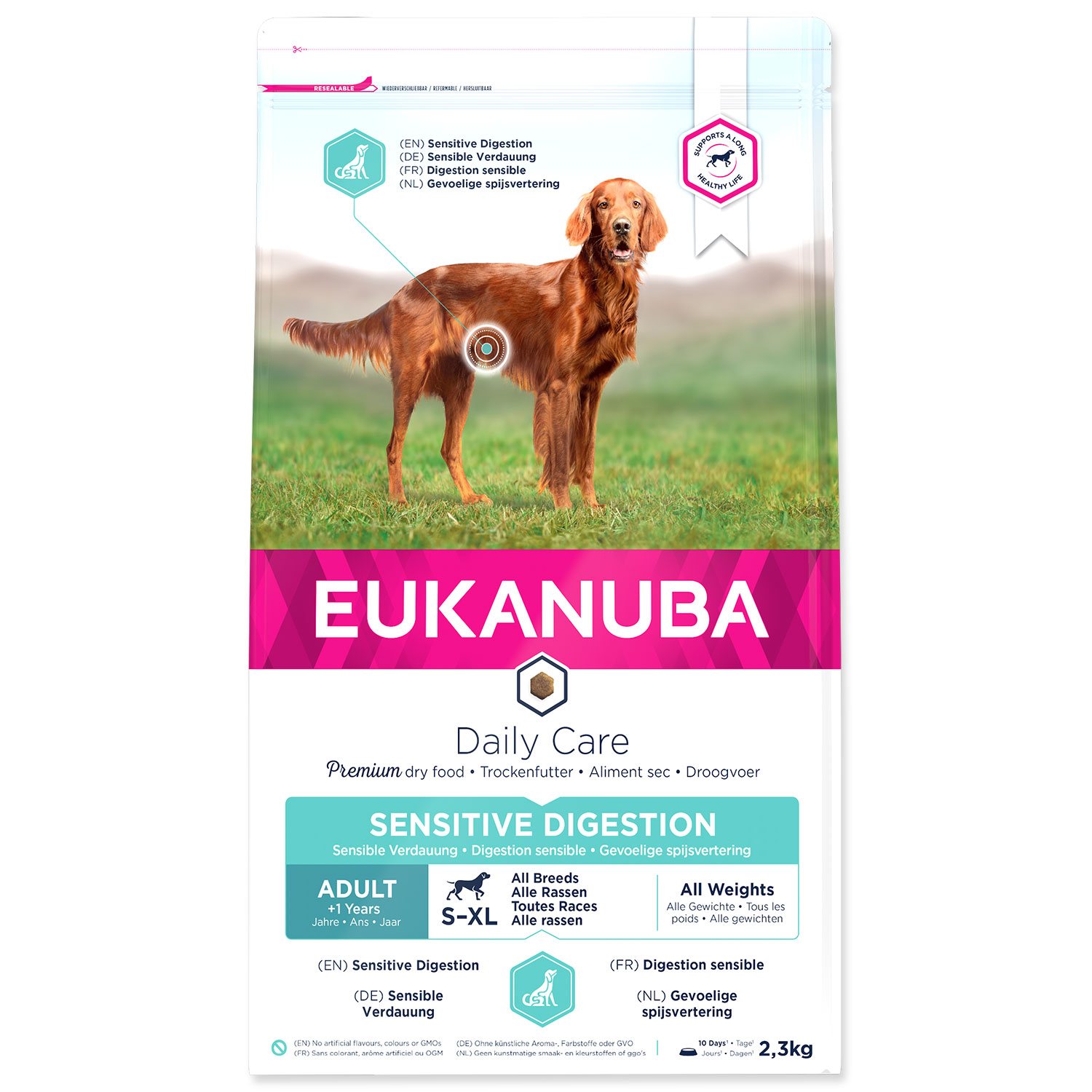 Krmivo EUKANUBA Daily Care Sensitive Digestion 2,3kg-KS